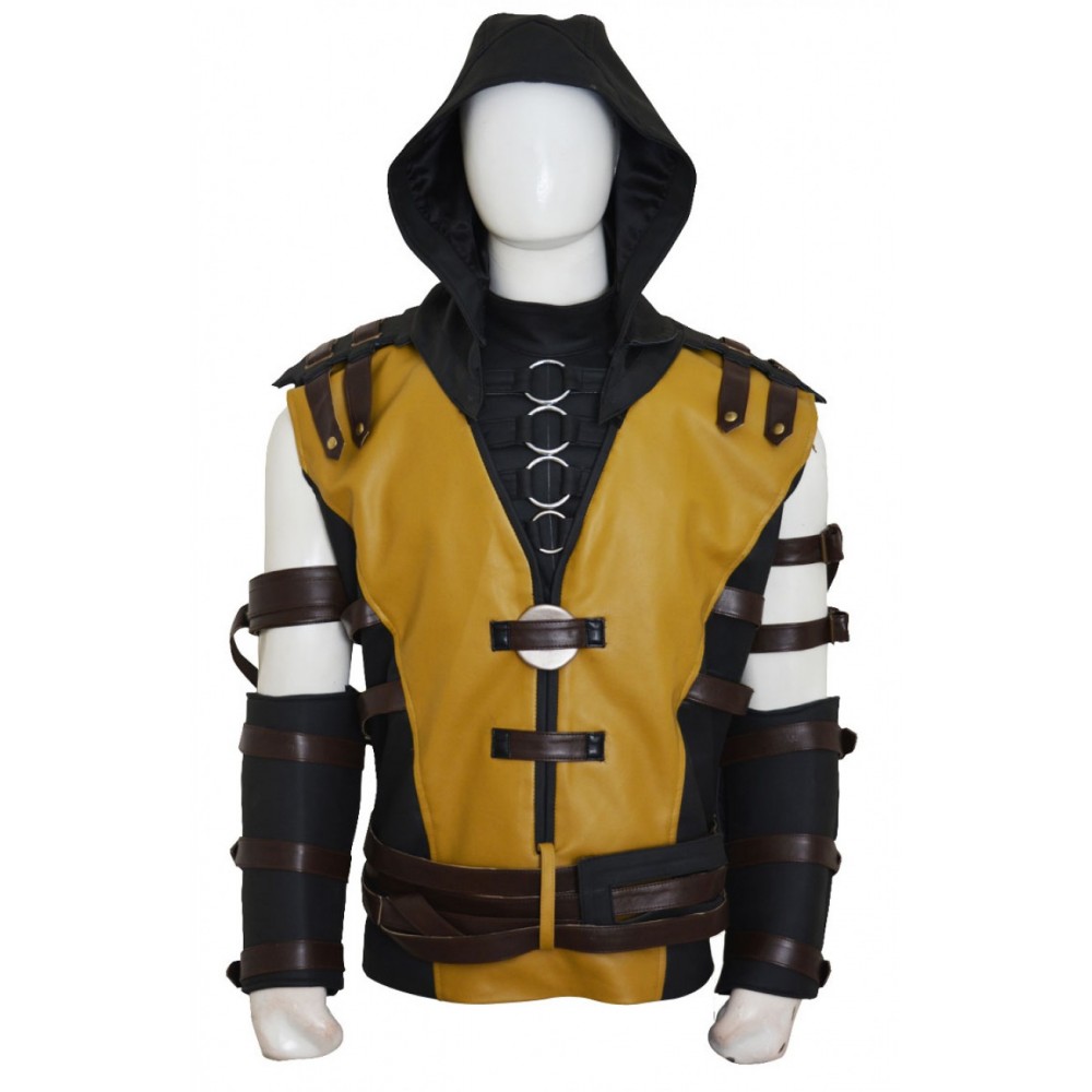 Mortal Kombat X Scorpion Hoodie Vest 